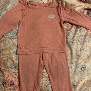 Toddler girl sweat outfit